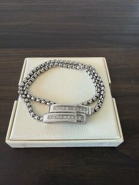 2/$20 Tocara Stainless Steel Double Chain Bracelet